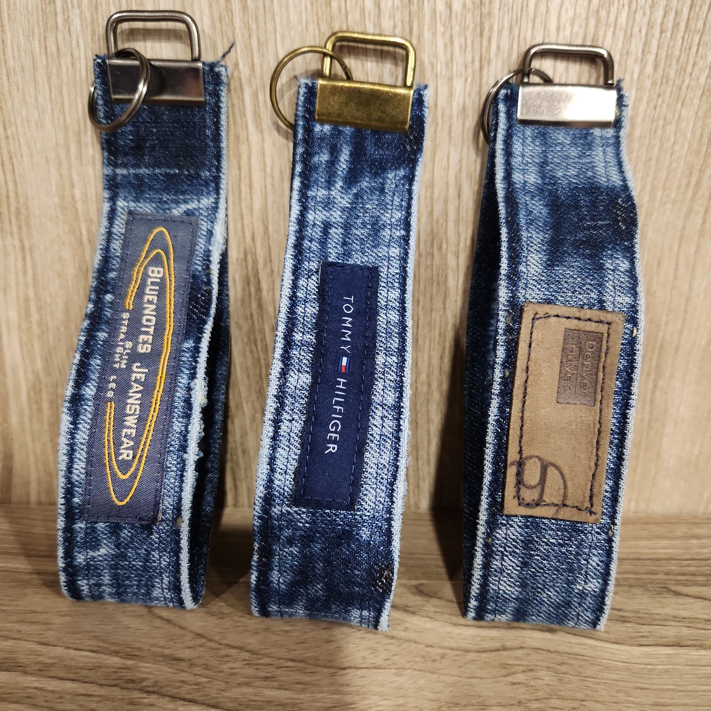 Denim Wristlet