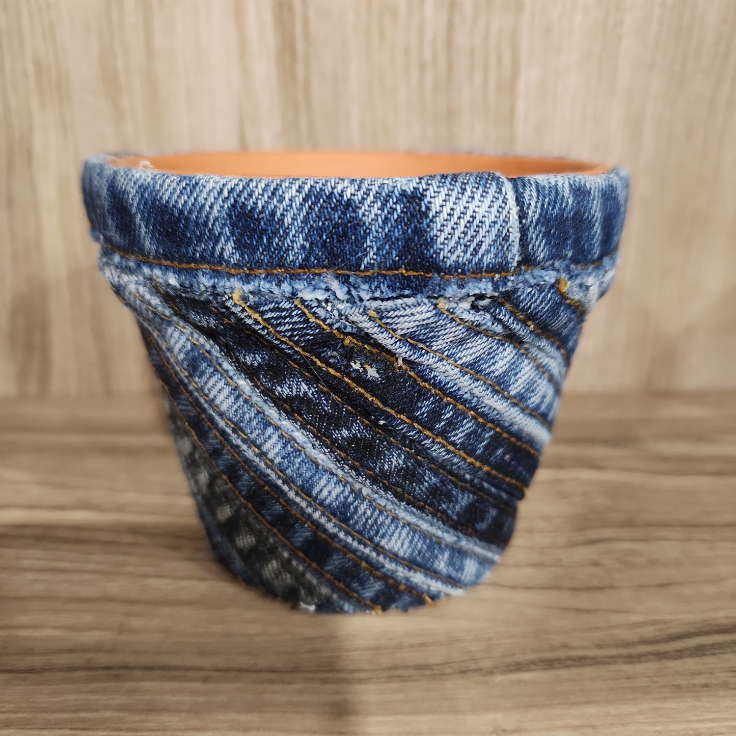 3.5" Denim Planter