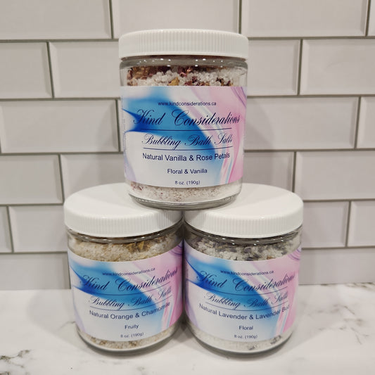 Natural Bubbling Bath Salts