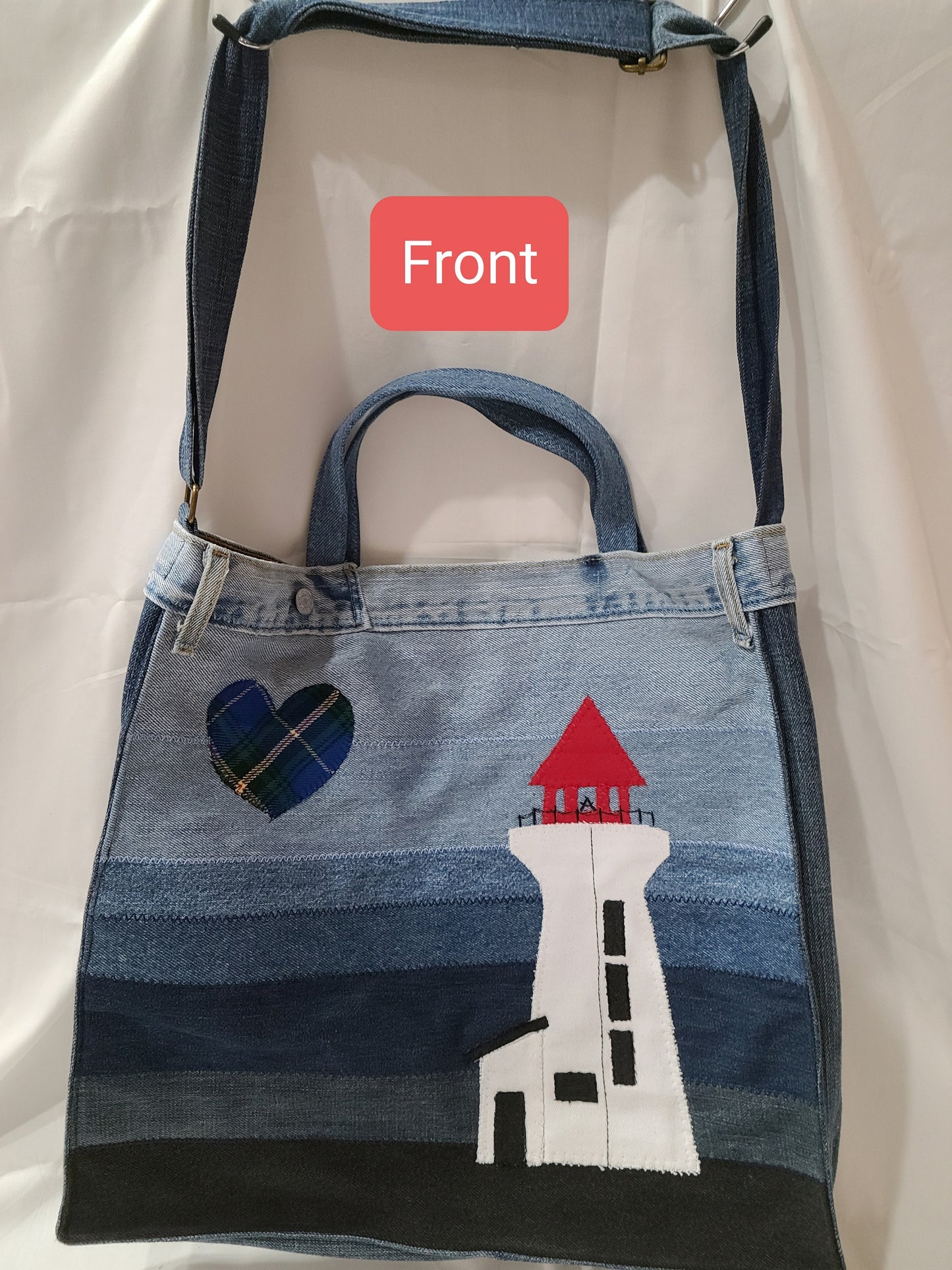 Lighthouse Denim Totebag